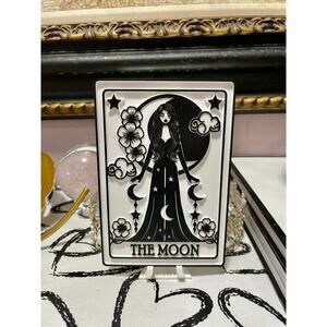 The Moon Tarot Card - Unique 3D Printed Art - Mystical Home Decor - Perfect Gift